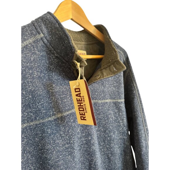 Redhead Gateville Sweater Fleece Size XL Men’s Black Iris NWT $50 - Picture 6 of 7